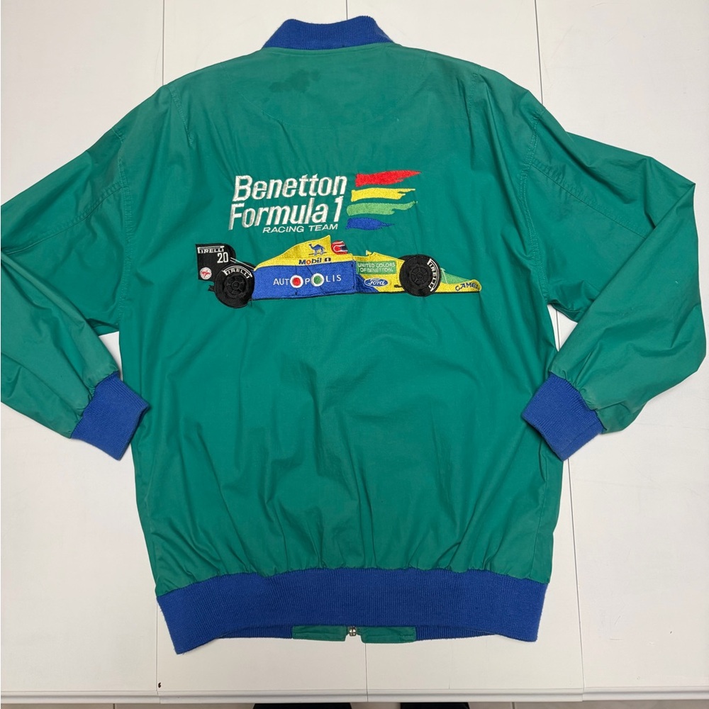United Colors Of Benetton Racing Team Jacket with Embroidery